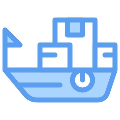 barco de carga Generic Blue icono