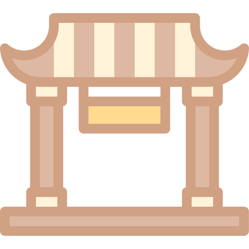 Torii gate Detailed color Lineal color icon