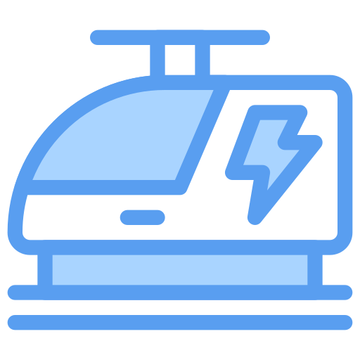 elektrischer zug Generic Blue icon