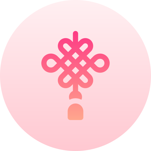 Chinese knot Basic Gradient Circular icon