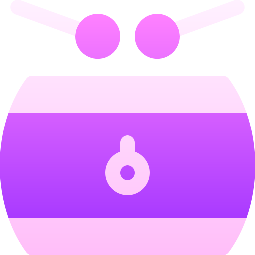 Drum Basic Gradient Gradient icon