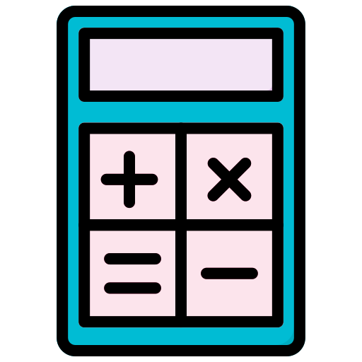 calculatrice Generic Outline Color Icône