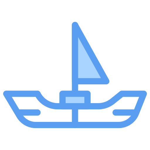 barco a vela Generic Blue Ícone