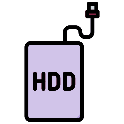 Hdd Generic Outline Color icon