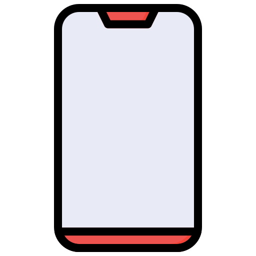 mobile Generic Outline Color icona