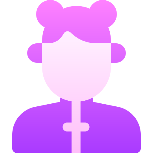 Girl Basic Gradient Gradient icon