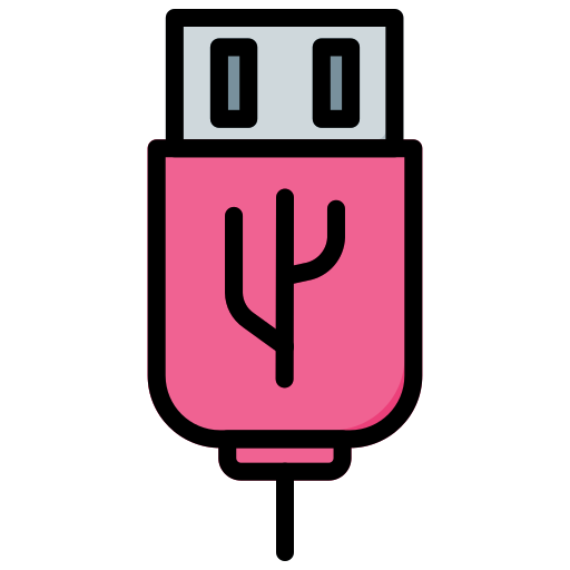 usb 케이블 Generic Outline Color icon