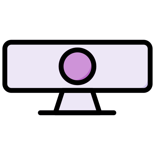 cámara web Generic Outline Color icono