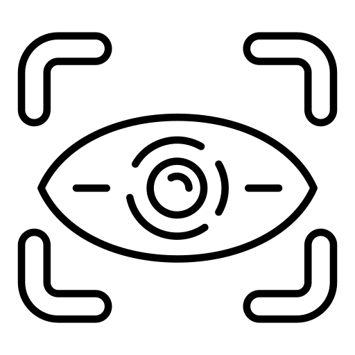 Retinal scan Generic Detailed Outline icon