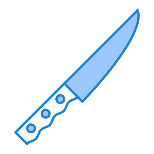 Cutting knife Generic Blue icon