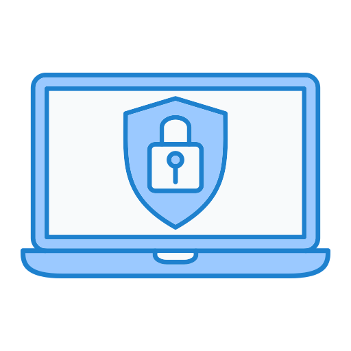 데이터 보안 Generic Blue icon
