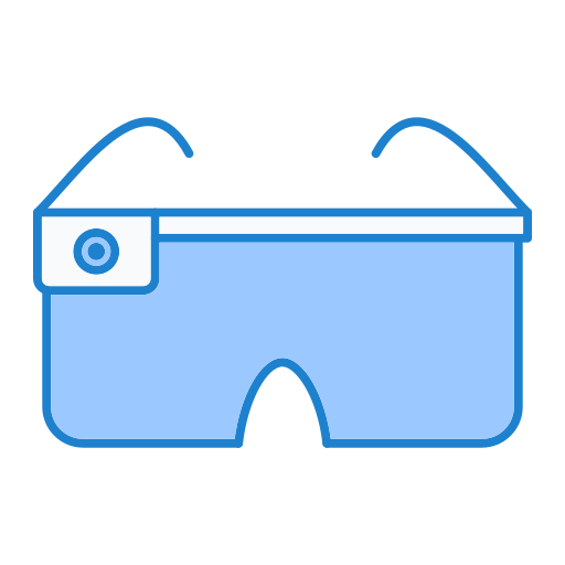 Smart glasses Generic Blue icon