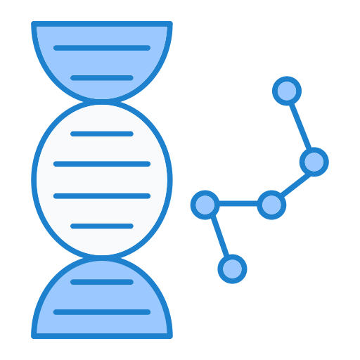 ingeniería genética Generic Blue icono