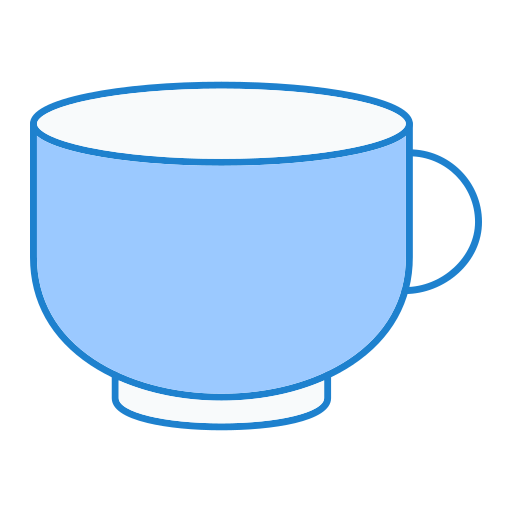 taza de té Generic Blue icono