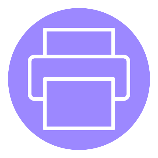 impresora Generic Flat icono