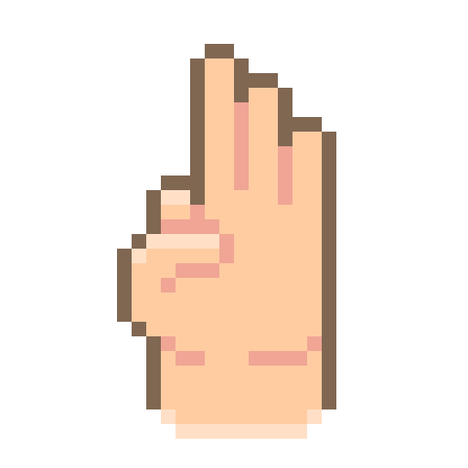 drei finger Generic Outline Color icon
