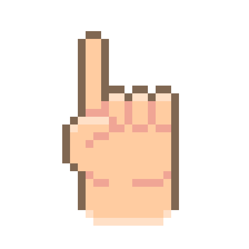 ein finger Generic Outline Color icon