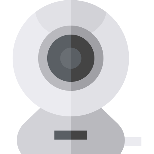 webcam Basic Straight Flat Icône