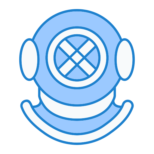 Diving helmet Generic Blue icon
