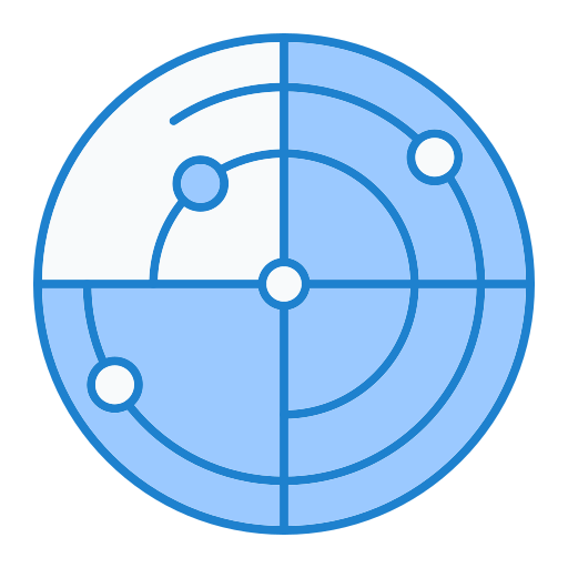 radar Generic Blue icoon