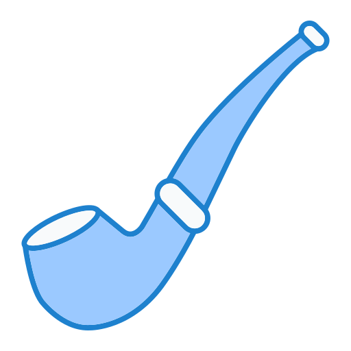 喫煙用パイプ Generic Blue icon