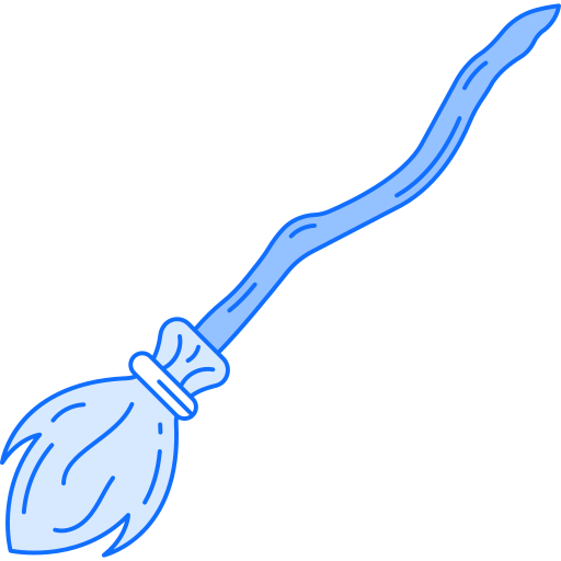 Witch broom Generic Blue icon