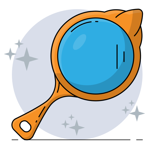 magische spiegel Generic Circular icoon