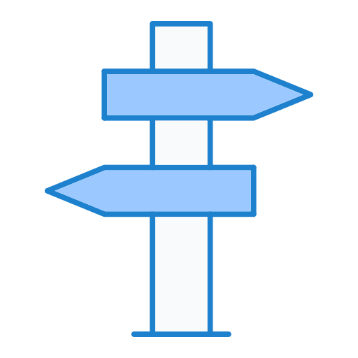 Directional Generic Blue icon