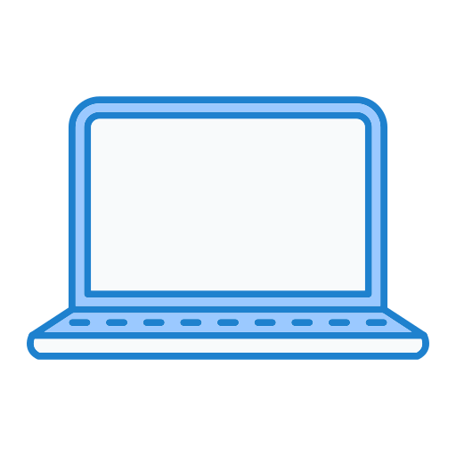 ordinateur portable Generic Blue Icône