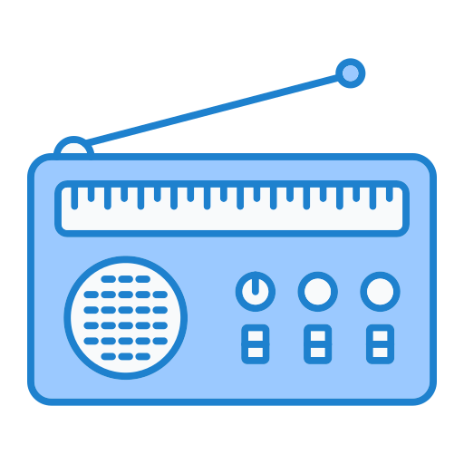 radio Generic Blue Icône