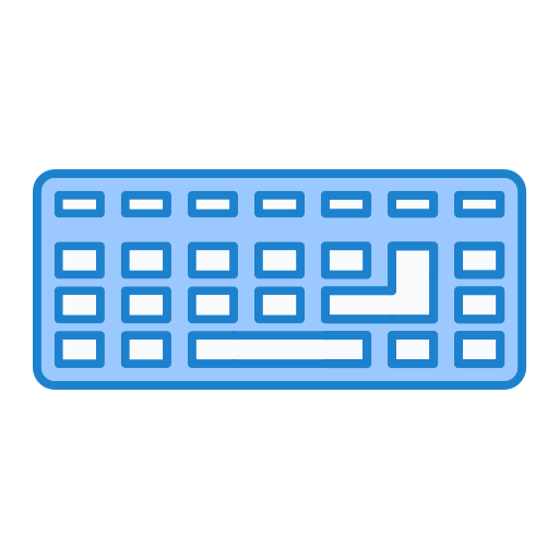 전자 키보드 Generic Blue icon