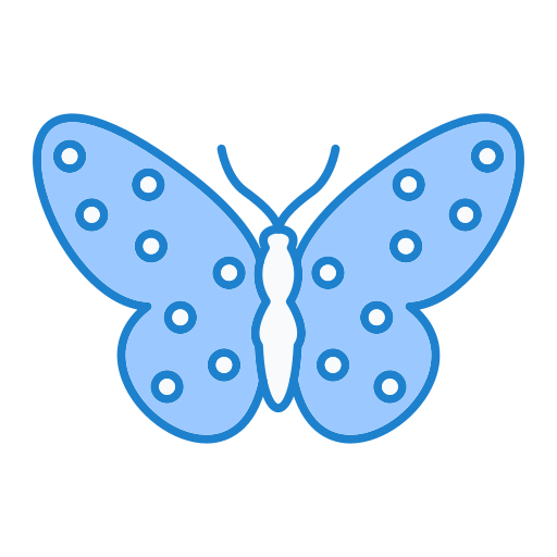 borboleta Generic Blue Ícone