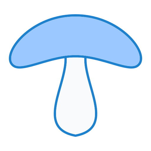 Mushroom Generic Blue icon