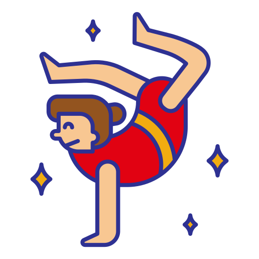 gimnastyka Generic Outline Color ikona