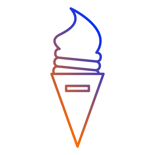 Ice cream Generic Gradient icon