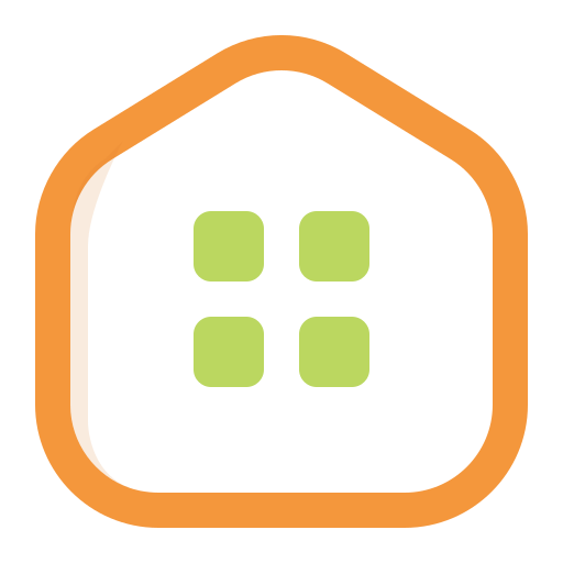 Home button Generic Outline Color icon