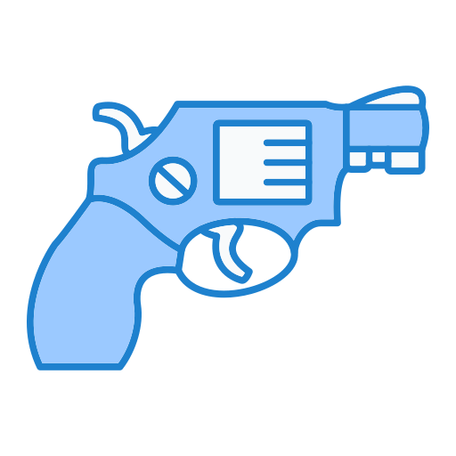 revolver Generic Blue Icône