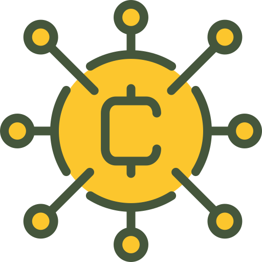blockchain Generic Outline Color icona