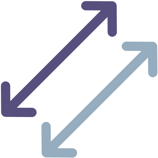 Two arrow Generic Outline Color icon