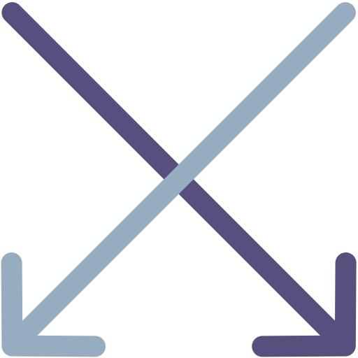 flechas convergentes Generic Outline Color icono