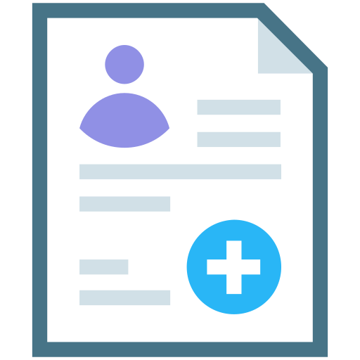 Resume Generic Outline Color icon