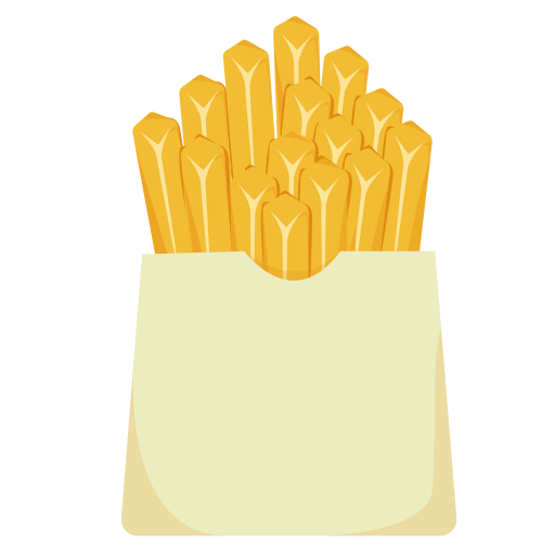 frites Generic Flat Icône