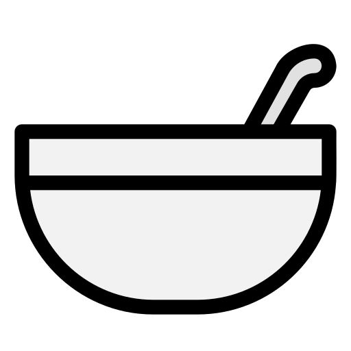 丼鉢 Generic Outline Color icon