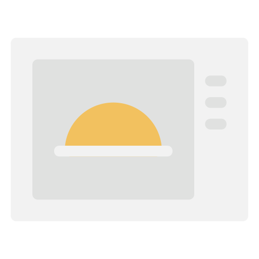 kuchenka mikrofalowa Generic Flat ikona