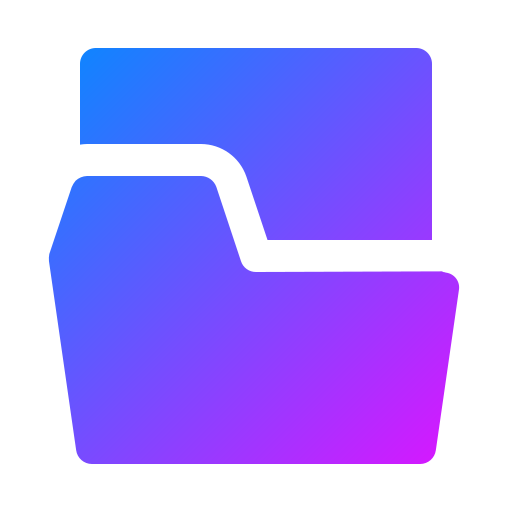 ordner Generic Flat Gradient icon