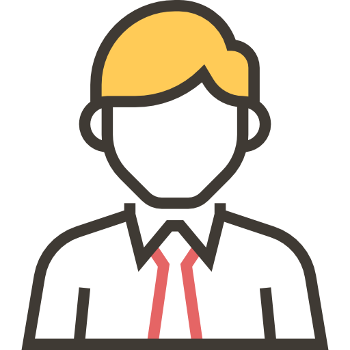 Businessman Meticulous Yellow shadow icon