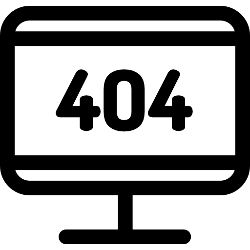 エラー404 Basic Rounded Lineal icon