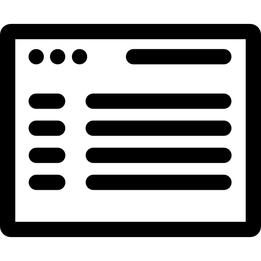 Браузер Basic Rounded Lineal иконка