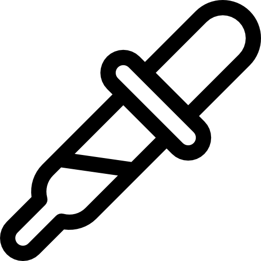 contagocce Basic Rounded Lineal icona