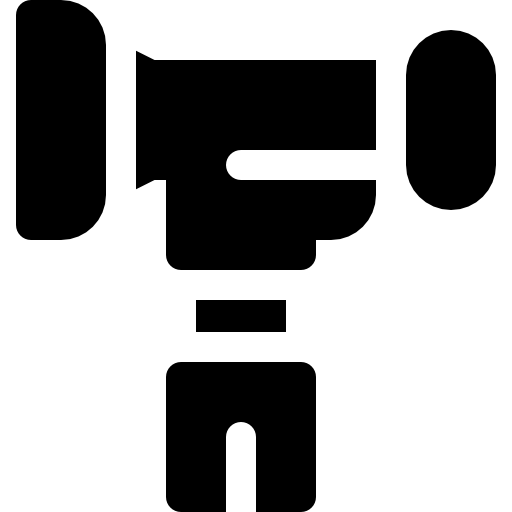 Ophthalmoscope Basic Rounded Filled icon